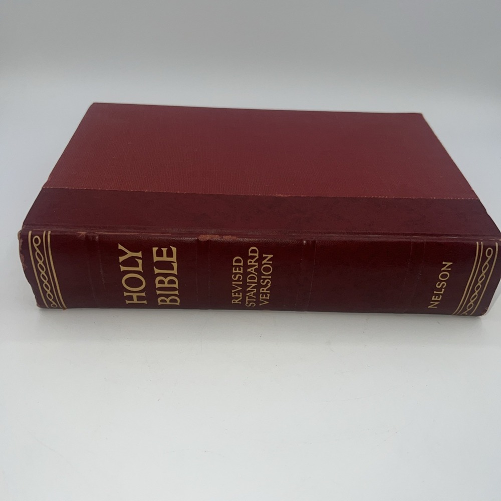 1952 NELSON HOLY BIBLE, REVISED STANDARD VERSION, OLD & NEW TESTAMENTS,HARDCOVER
